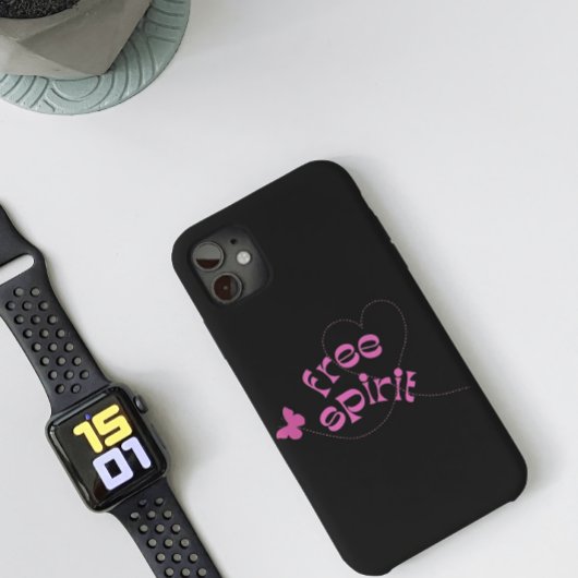 Freier Geist und Schmetterlinge Case-Mate iPhone Hülle