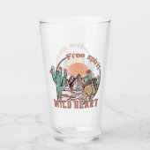 Freier Geist, Wildes Herz Glas (Vorderseite)