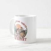 Freier Geist, Wildes Herz Kaffeetasse (Vorderseite Links)