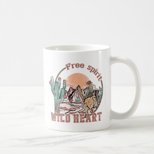 Freier Geist, Wildes Herz Kaffeetasse (Rechts)