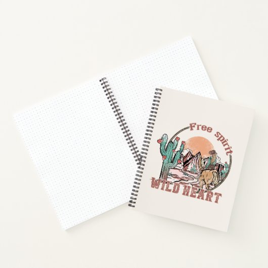Freier Geist, Wildes Herz Notizblock (Innenseite)
