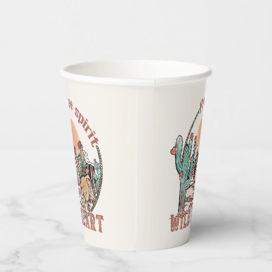 Freier Geist, Wildes Herz Pappbecher (Rechts)