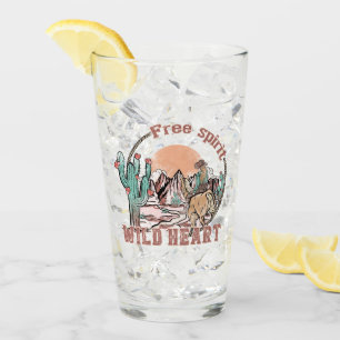 Freier Geist, Wildes Herz WESTERN Glas