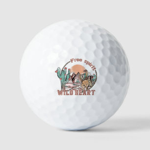 Freier Geist, Wildes Herz WESTERN Golfball
