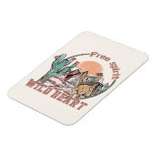 Freier Geist, Wildes Herz | WESTERN Magnet (Linke Seite)