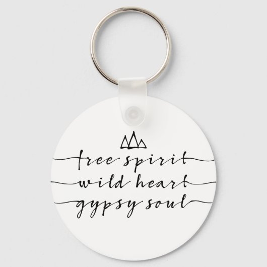 Freier Geist, Wildherz, Sinti und Roma-Soul Schlüsselanhänger (Vorderseite)