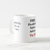 FREIER Gesundheits-und Sicherheits-Rat - Spitze 23 Kaffeetasse (Vorderseite Links)