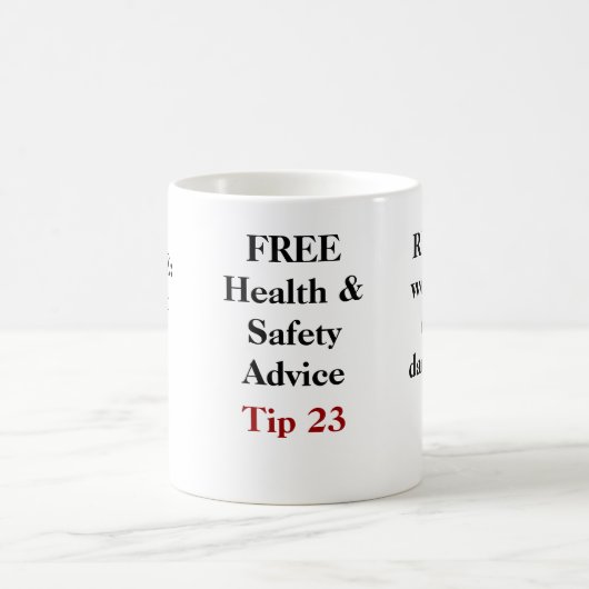 FREIER Gesundheits-und Sicherheits-Rat - Spitze 23 Kaffeetasse (Mittel)