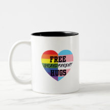 Freier Großvater umarmt LGBTQ (E) Qualität Waren