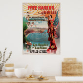 Freier Hafen Jubilee, Los Angeles und San Pedro. Poster (Küche)