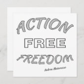 Freier Handlungsspielraum Einladung (Vorne/Hinten)