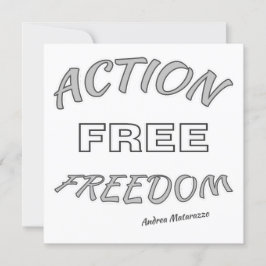 Freier Handlungsspielraum Einladung