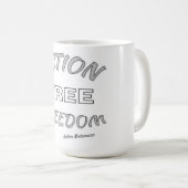 Freier Handlungsspielraum Kaffeetasse (VorderseiteRechts)