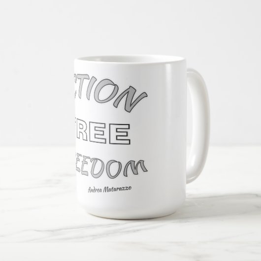 Freier Handlungsspielraum Kaffeetasse (VorderseiteRechts)