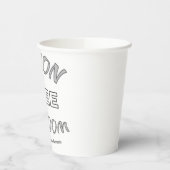 Freier Handlungsspielraum Pappbecher (Links)