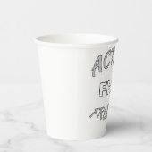 Freier Handlungsspielraum Pappbecher (Rechts)