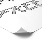 Freier Handlungsspielraum Poster (Ecke)