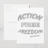 Freier Handlungsspielraum Postkarte (Vorne/Hinten)