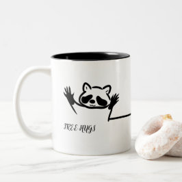 FREIER HEIZERRAKCOON ZWEIFARBIGE TASSE