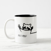FREIER HEIZERRAKCOON ZWEIFARBIGE TASSE (Links)