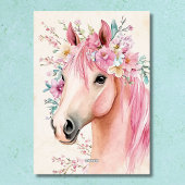 Freier Hübscher Horse - Ostern Feiertagskarte