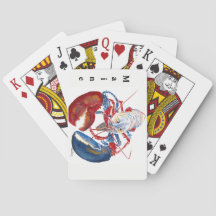 Freier Hummer Spielkarten