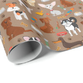 Freier Hund Designer Geschenkpapier - Geschenke (Rolleneckpunkt)