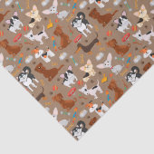 Freier Hund Designer Geschenkpapier - Geschenke Seidenpapier (Detail)