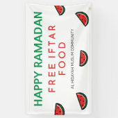 Freier Iftar Ramadan Mubarak Wohltätigkeit Event Banner (Vertikal)