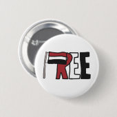 Freier Jemen Button (Vorne & Hinten)