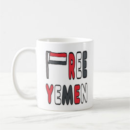 Freier Jemen Kaffeetasse