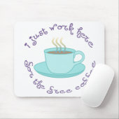 Freier Kaffee Mousepad (Mit Mouse)