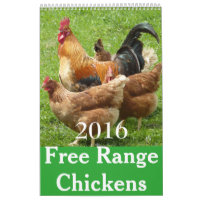 Freier Kalender der Strecken-Huhn-2016