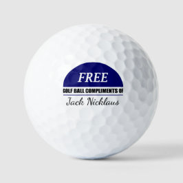 Freier Kompliment-Champion Personalisiert bearbeit Golfball