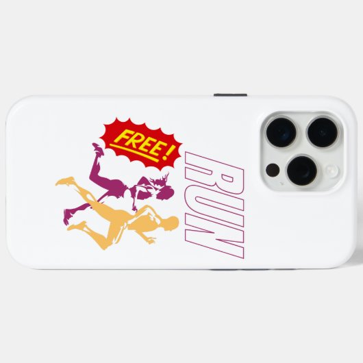 freier Lauf Case-Mate iPhone Hülle (Rückseite (Horizontal))