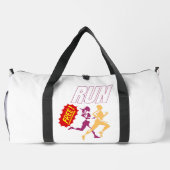 freier Lauf Duffle Bag (Rückseite)