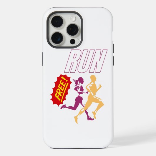 freier Lauf iPhone Hülle (Rückseite)