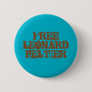 Freier Leonard Peltier-Knopf Button