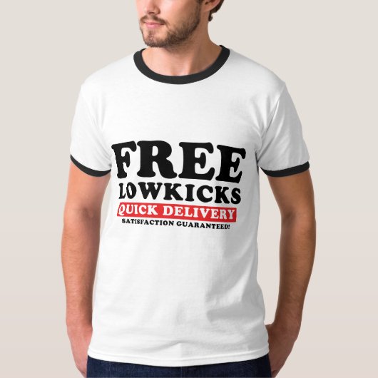 Freier Lowkicks Wecker-T - Shirt (Vorderseite)