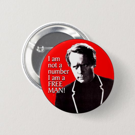 Freier Mensch Button (Vorne & Hinten)