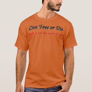 Freier oder Die Hintergrund T-Shirt