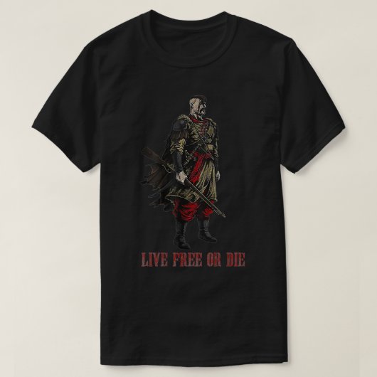 Freier oder Die Kosaken-Krieger T-Shirt (Design vorne)
