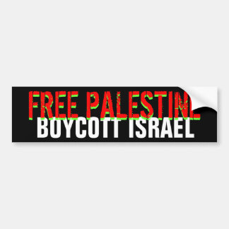 FREIER PALÄSTINA-BOYKOTT-ISRAEL-Autoaufkleber Autoaufkleber