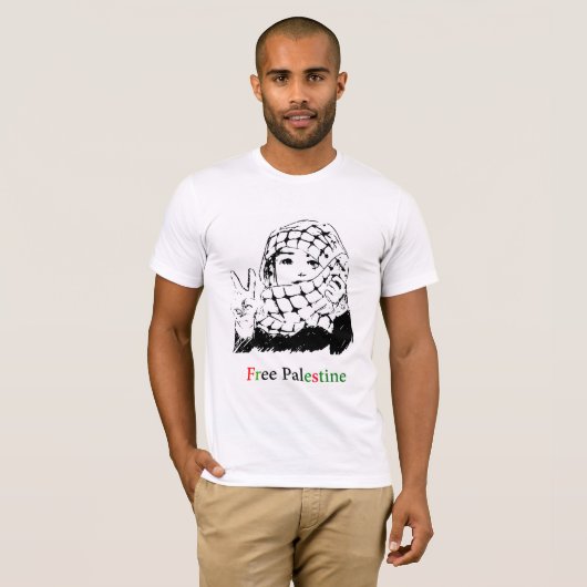 Freier Palästina-T - Shirt (Vorne ganz)