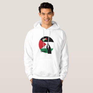 Freier palästinensischer arabischer Text Hoodie