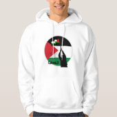 Freier palästinensischer arabischer Text Hoodie (Vorderseite)