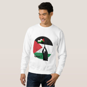 Freier palästinensischer arabischer Text Sweatshirt
