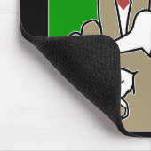Freier palästinensischer Hintergrund Mousepad (Ecke)