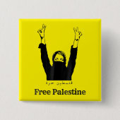 Freier palästinensischer Pride Gaza Freiheit Button (Vorderseite)