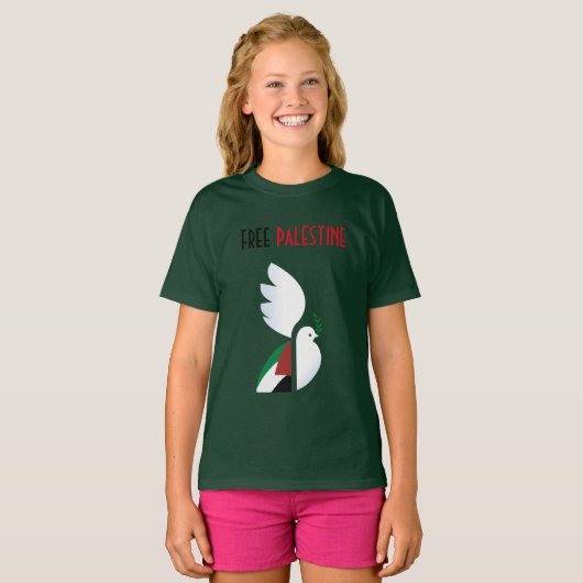 Freier palästinensischer T - Shirt - Menschenrecht (Vorne ganz)